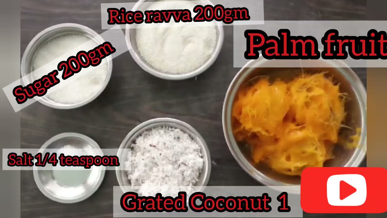 Taati idli# palm fruit idli #