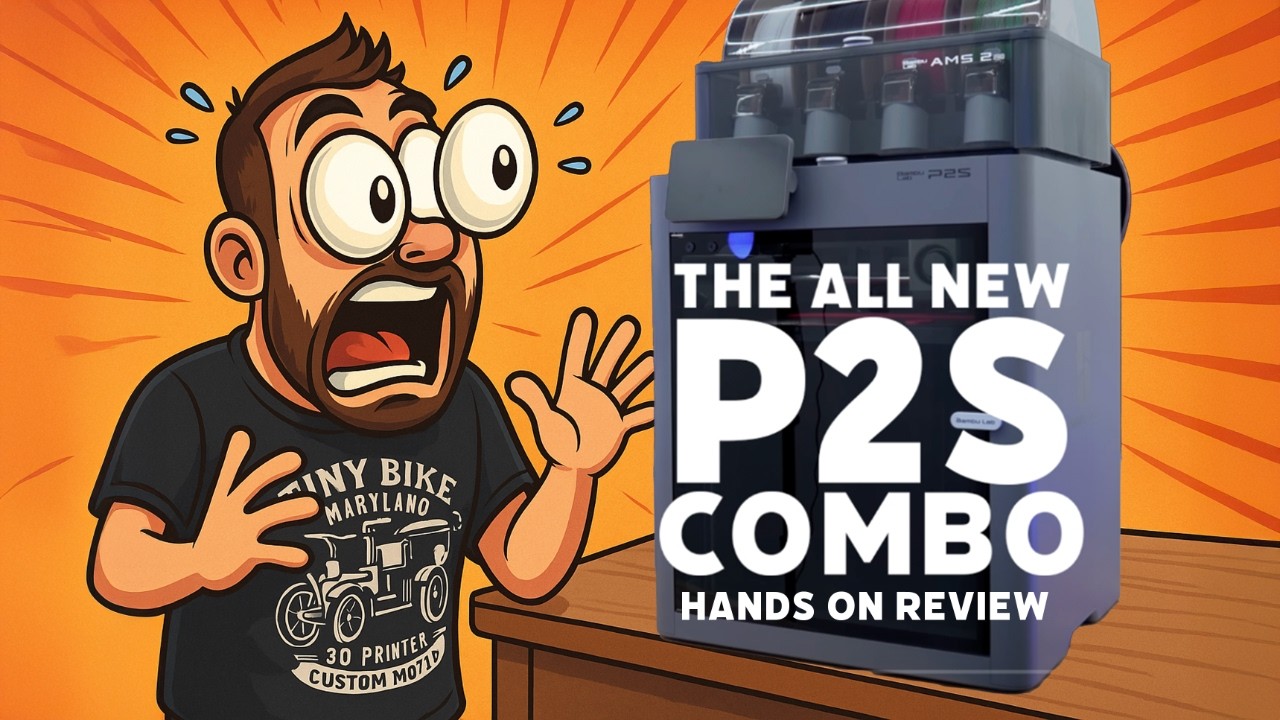 Обзор Bambu Lab P2S Combo – лучший 3D-принтер 2025 года? Полный разбор!