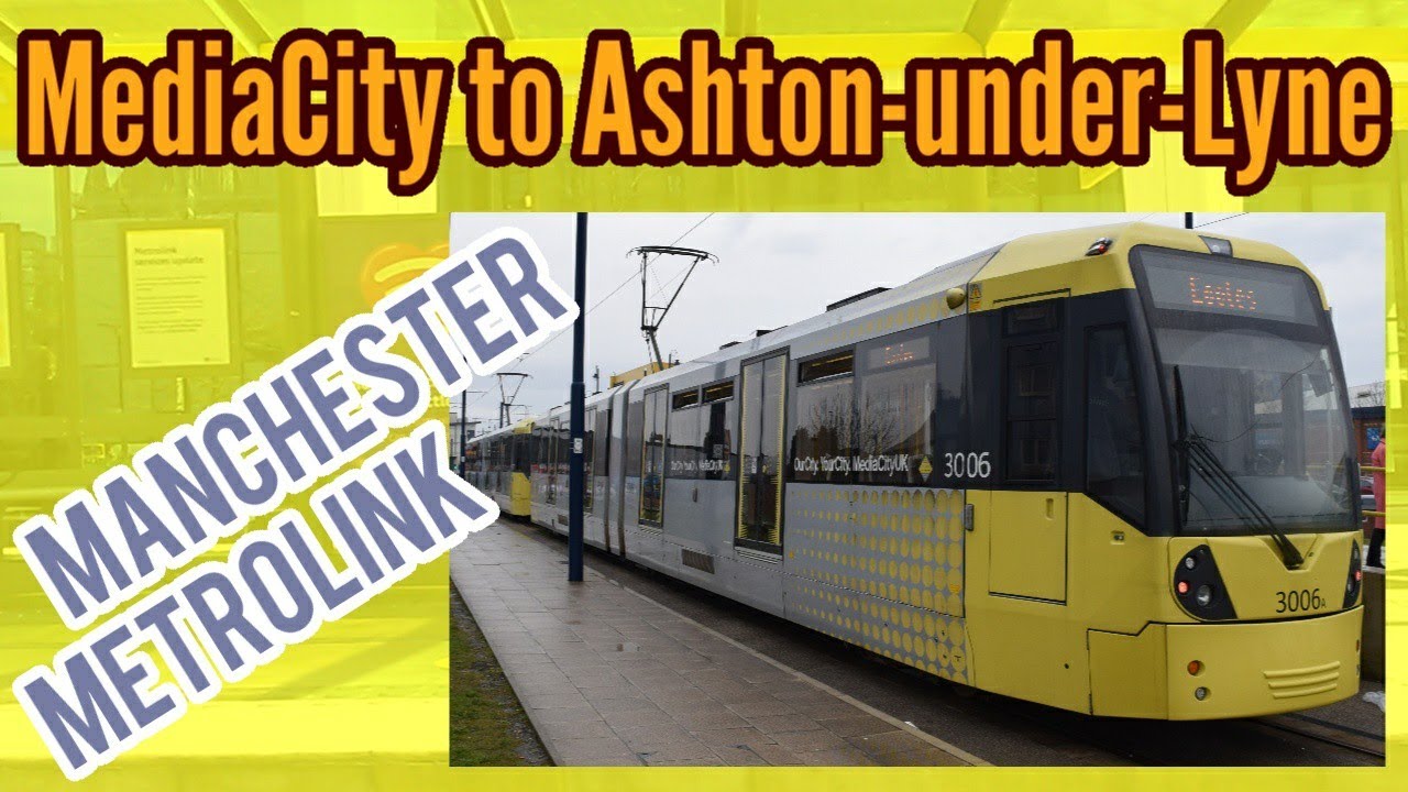 MediaCityUK to Ashton-under-Lyne***FULL JOURNEY***Manchester Metrolink (via Piccadilly)