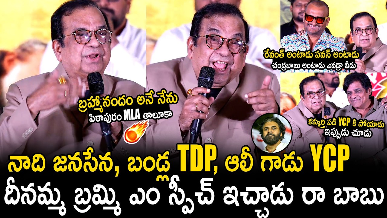 Brahmanandam Super Hilarious Speech At Sampradayini Suppini Suddapoosani Pre Release Event | BM