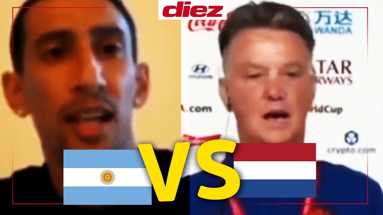 Van Gaal le responde a Di María | Se calienta el Argentina vs Países Bajos