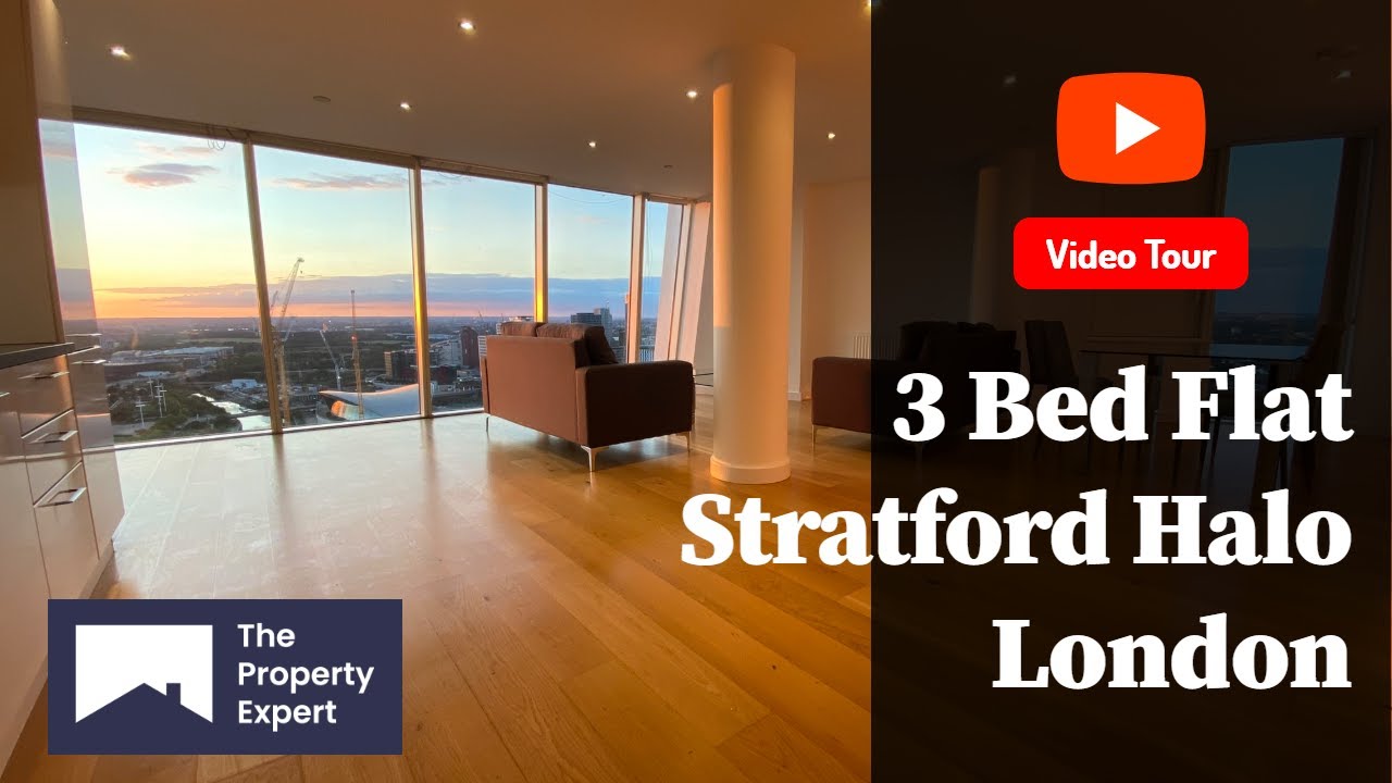 Stratford Halo, London - 3 Bed Apartment on 34th Floor