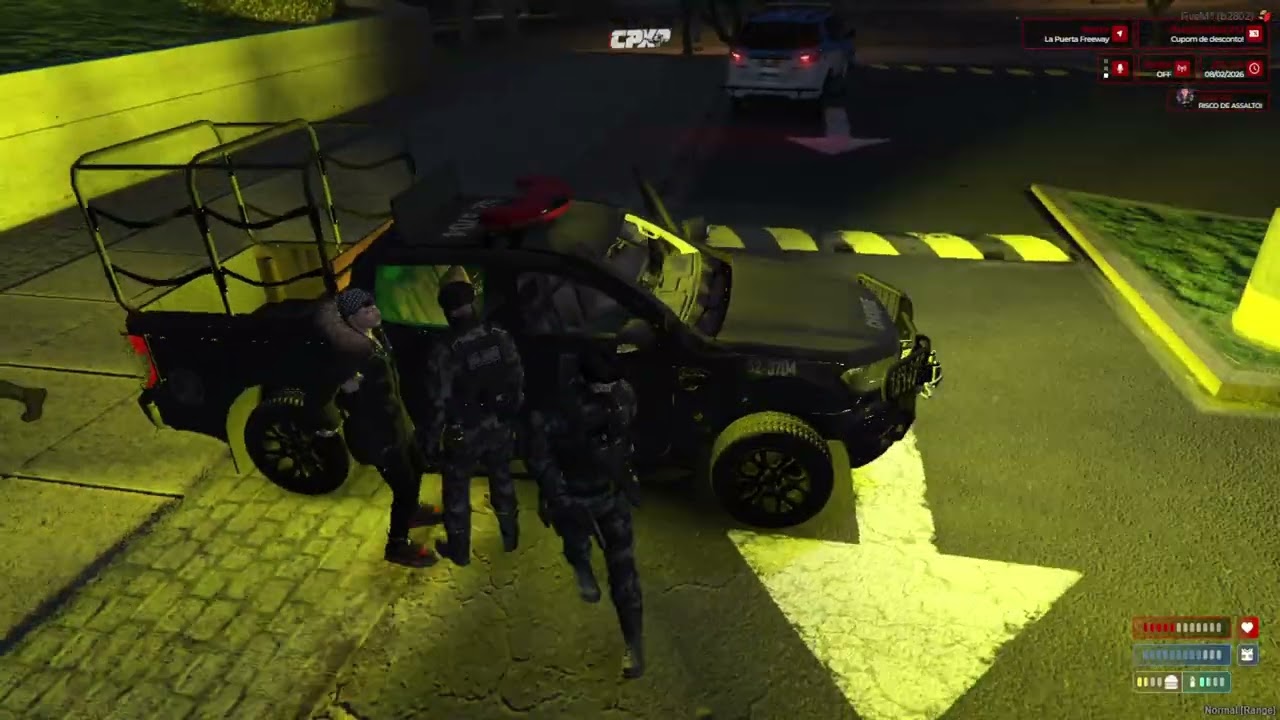 TENTARAM FUGIR DA CHOQUE MAS NAO DEU CERTO...GTA RP