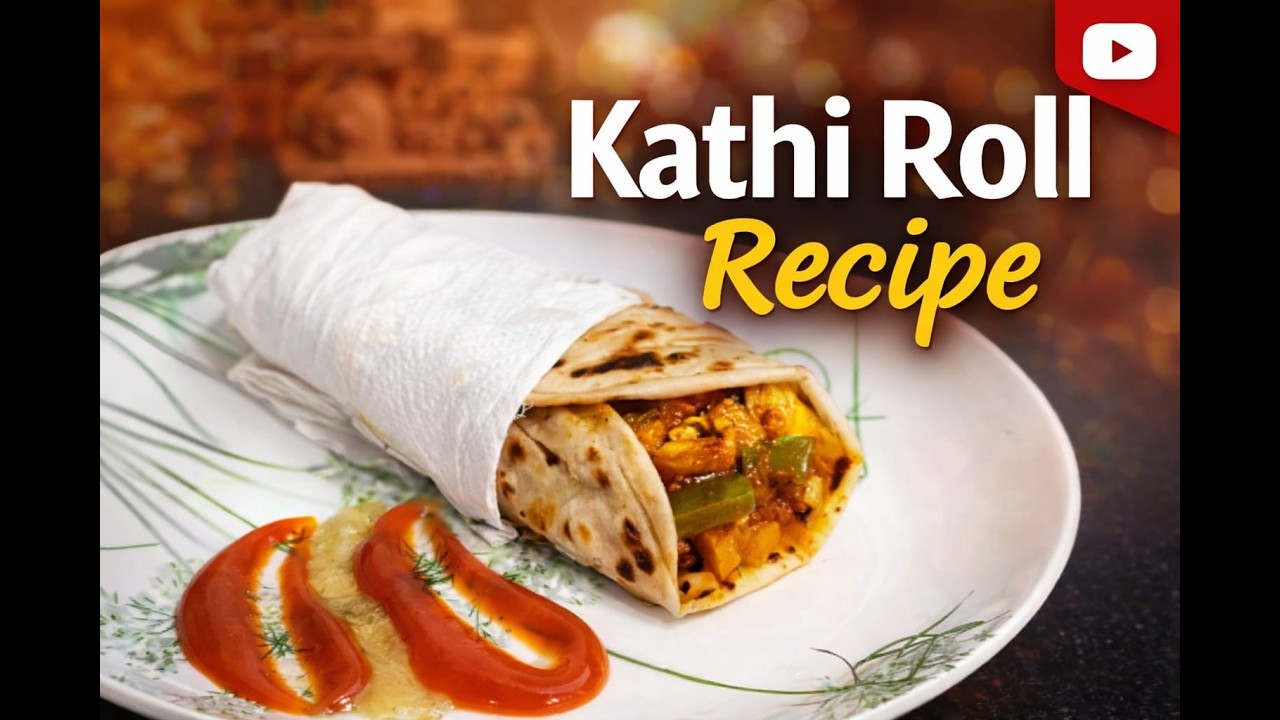 Paneer Kathi Roll Recipe | पनीर काठी रोल बनाने का आसान तरीक़ा | Seema Sharma