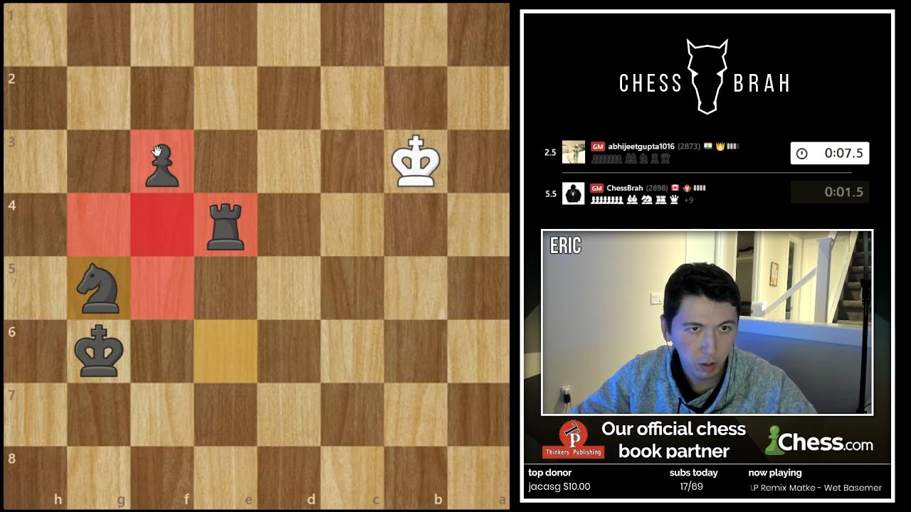 Eric Hansen premoves 15 moves in a row