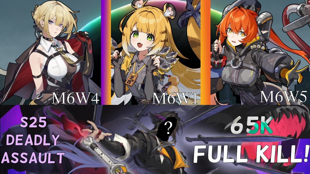 ZZZ | M6 Fire Girls (Evelyn, Ju Fufu, Orphie) VS The Thrall [DA S25] 65K Points; Full Clear!