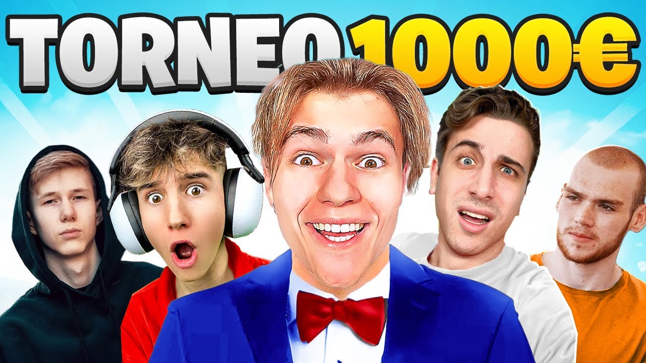 Torneo degli YOUTUBERS da 1000€ su Fortnite! Chi è il più forte?
