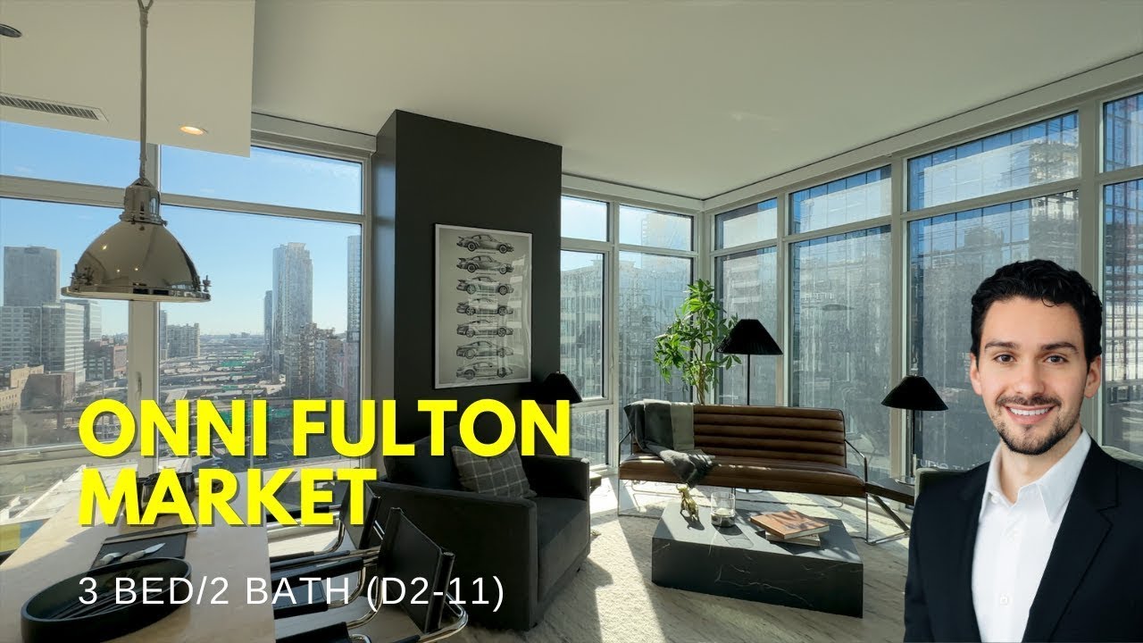 Onni Fulton Market | 3 Bed 2 Bath D2 11   Luxury Chicago Apartments for Rent in Fulton Market