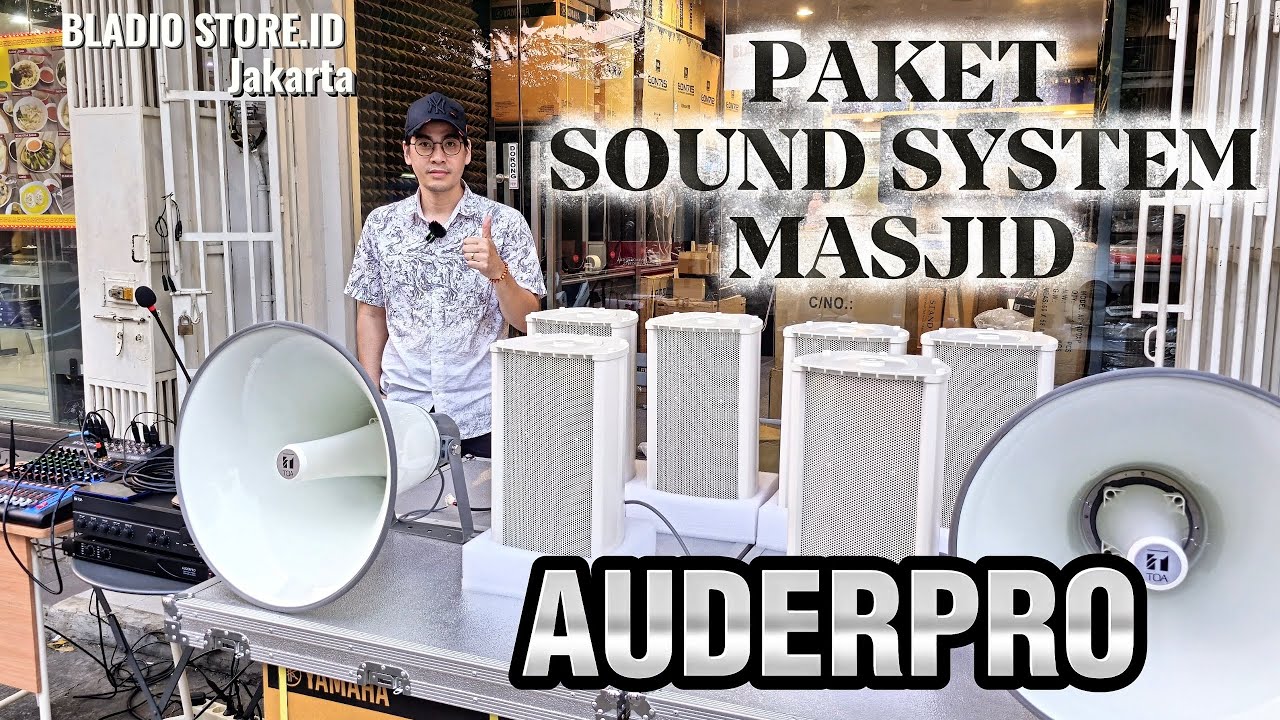Paket Sound System Masjid AUDERPRO + YAMAHA + TOA Garansi Resmi 1 Tahun #sound #bladiostoreidjakarta