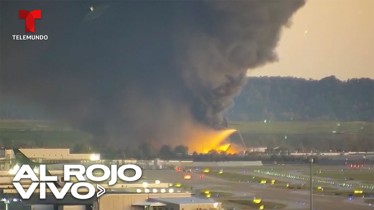 Avión de carga de UPS se estrella cerca del aeropuerto internacional de Louisville | Al Rojo Vivo