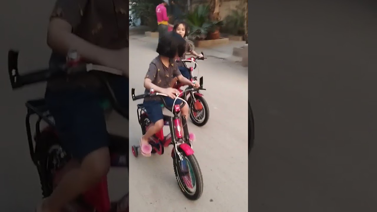 time for cycling #twins #girls #cycling #fun #together