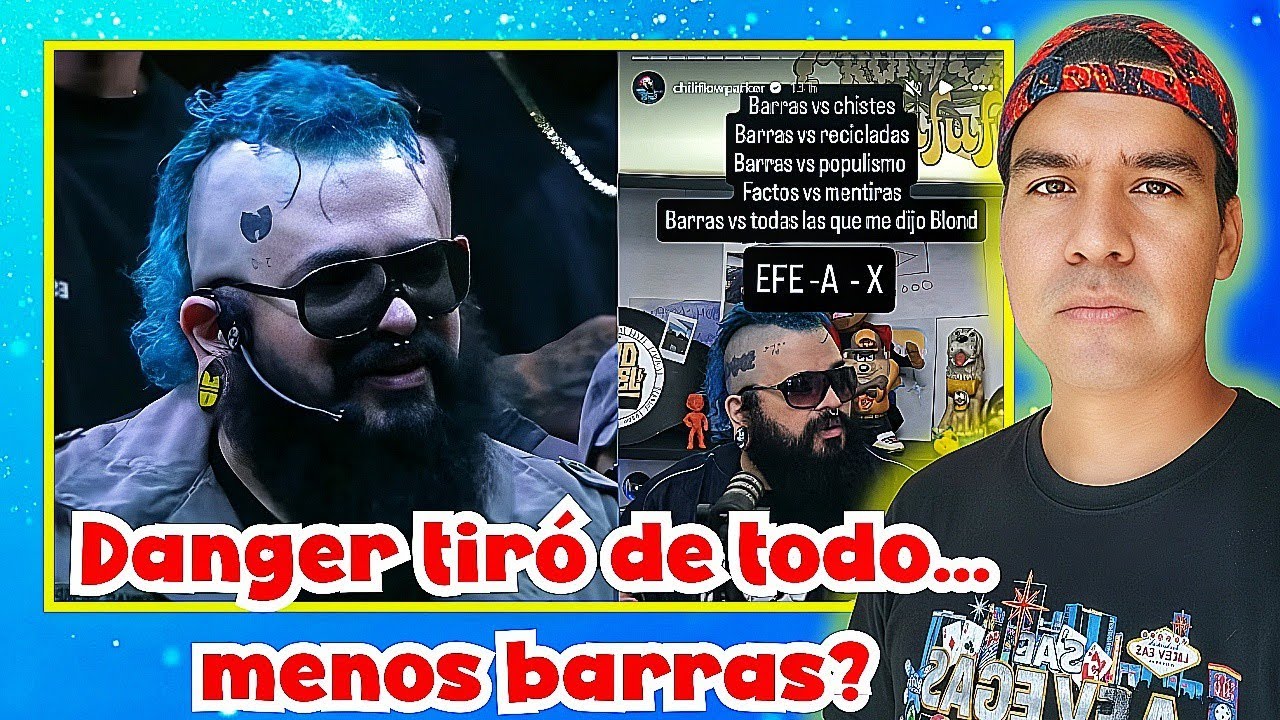 CHILI PARKER ya empezó a publicar que le GANÓ a DANGER porque de su lado si hubo barras
