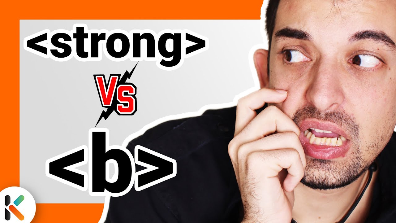 🧡 ¿Usar la etiqueta strong o b en HTML? [poner texto en negrita]
