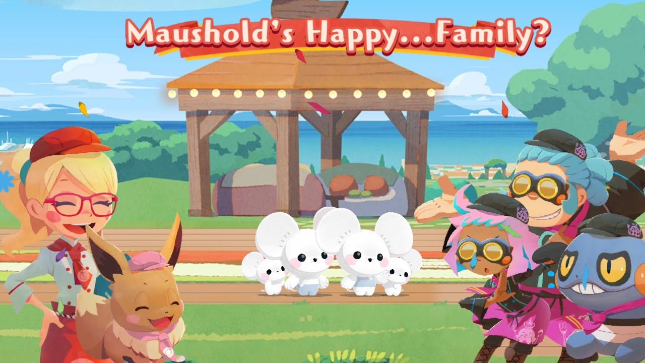 Pokémon Café ReMix #21 - Maushold's Happy...Family? Event