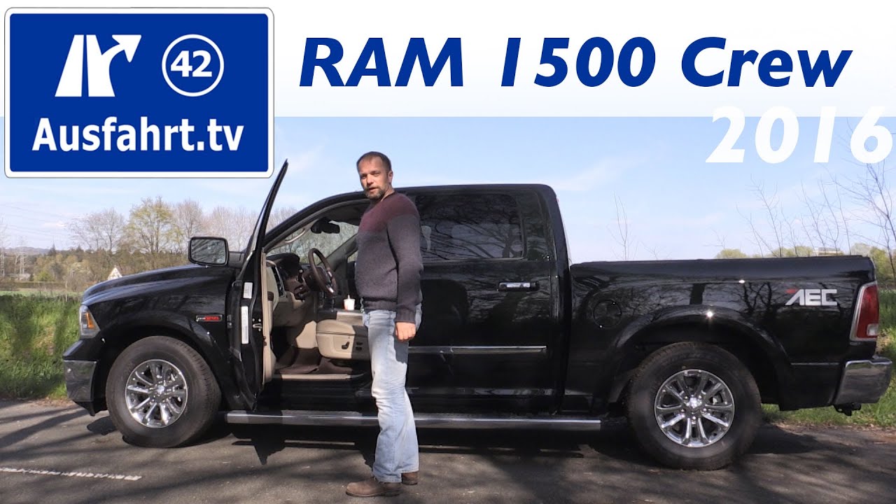 2016 RAM 1500 EcoDiesel Laramie Crew ShortBox - Fahrbericht der Probefahrt, Test, Review Ausfahrt.tv