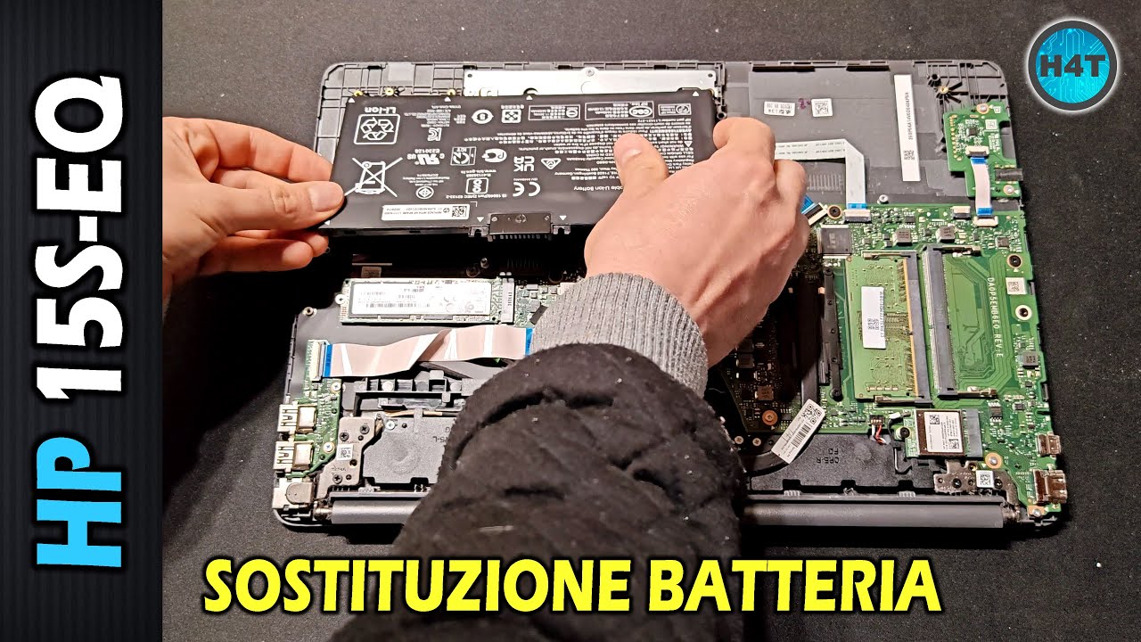 HP 15S-EQ | Sostituzione Batteria Passo Passo - Battery Replacement Tutorial