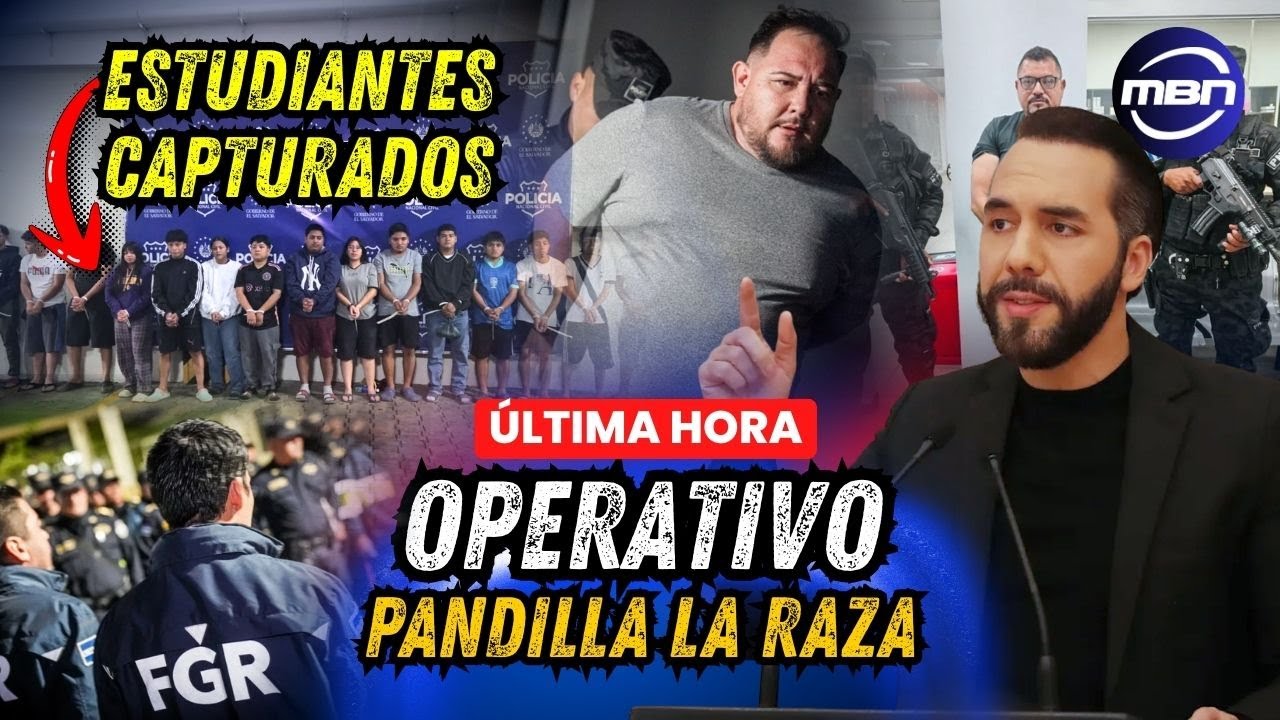 Bukele Ordena Operativo de ÚLTIMA HORA Capturando a Miembros de 