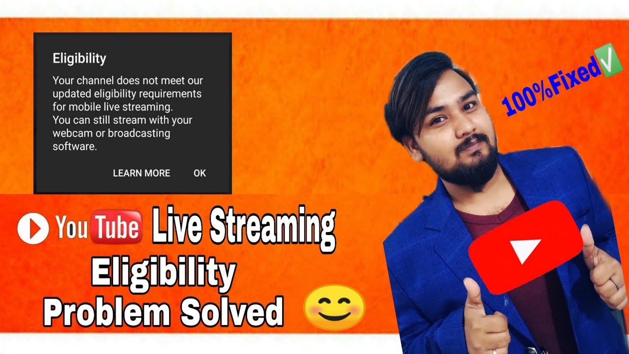 YouTube Live Streaming Eligibility Problem Solved? How To Solve And Enable Your Live Streaming 2020.