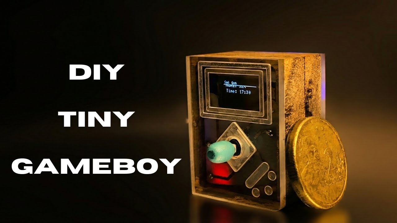 I built a Micro ESP32 GameBoy from scratch