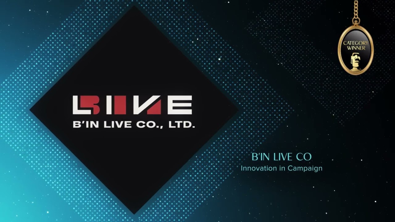 B'IN LIVE CO &ndash; 2025 TITAN Innovation Awards: Season 1 Category Winner of the Year