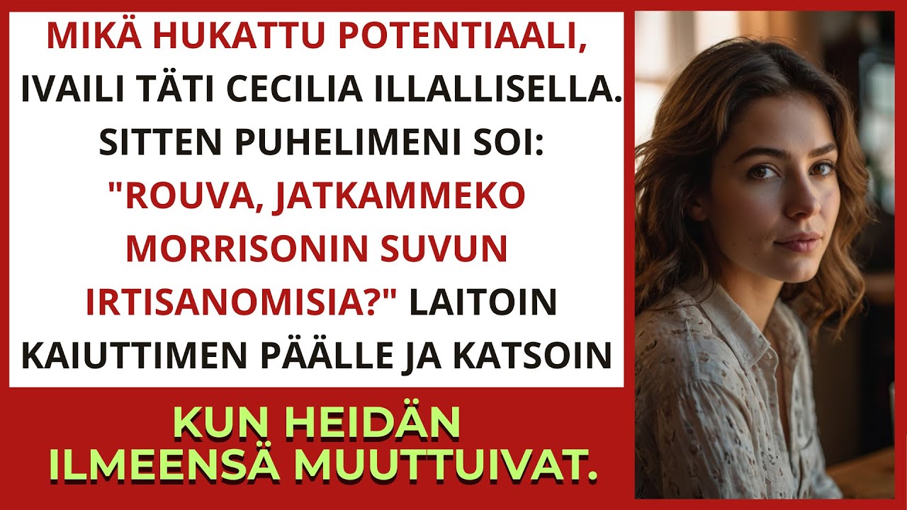 Perhe kutsui minua epäonnistujaksi – sitten assistenttini soitti heidän irtisanomisistaan