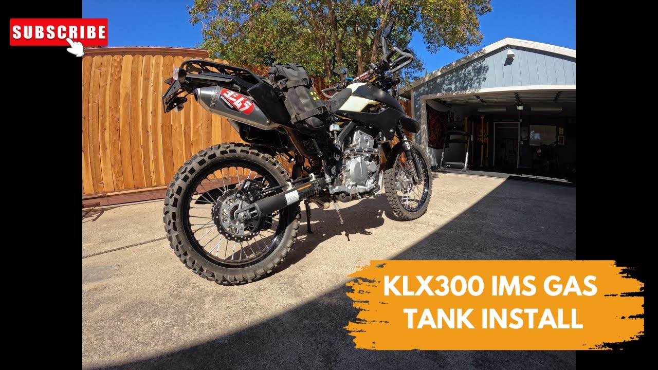 2021 KLX300 IMS Gas Tank Install  (CA Model)