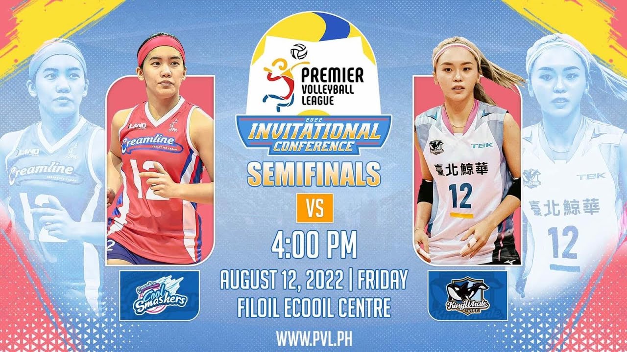 CREAMLINE  vs KINGWHALE | GAME 1 AUGUST 12, 2022 | SEMIFINALS OF PVL S5 INVITATIONAL CONFERENCE