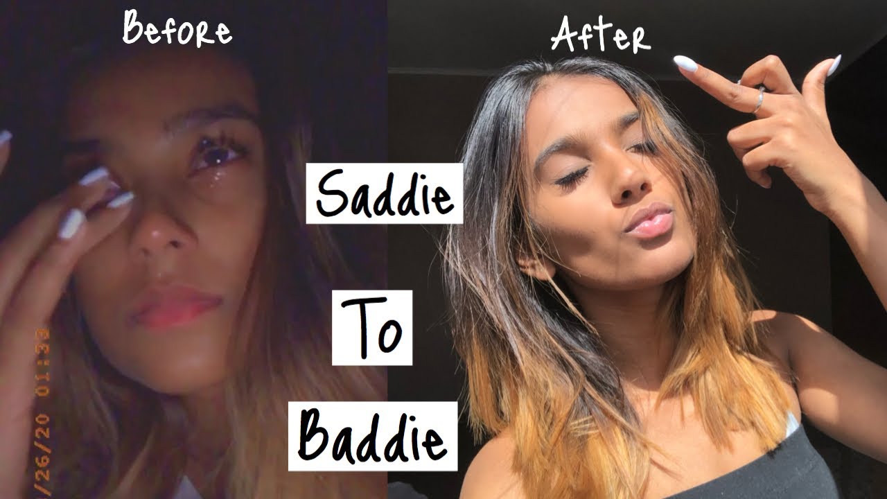 post breakup glow || saddie to baddie transformation 😜