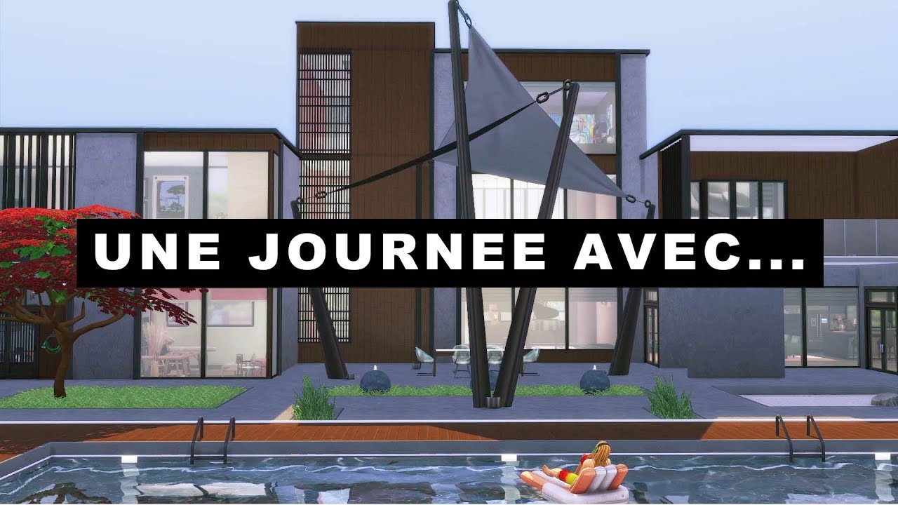 Une journ&eacute;e avec...Les Pl&egrave;nozas 💰 #2 Construction Let's Play SIMS4