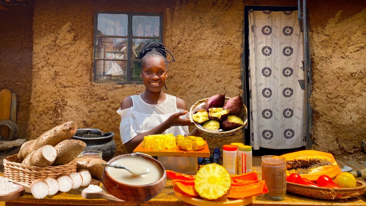 Rustic Crispy Cassava Sweet Potatoes Recipe Into Authentic Delicious Breakfast For My African Family