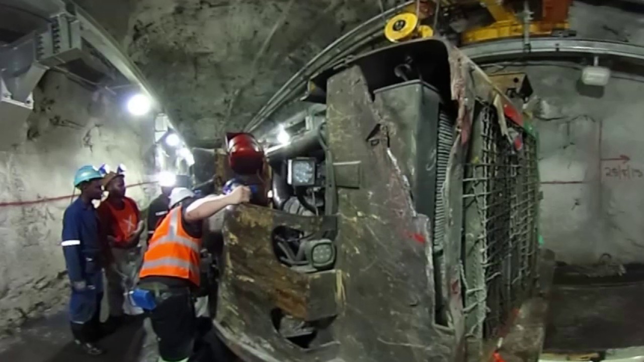 When the Dust Settles | Underground in a South African gold mine - 360 footage