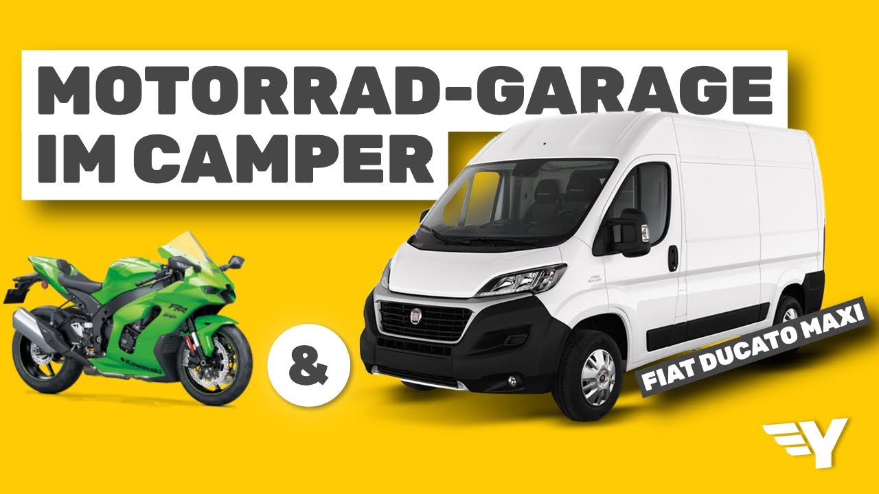 Fiat Ducato Maxi | Camper-Ausbau für Motorradfahrer 🏍️  | Yellowcamper