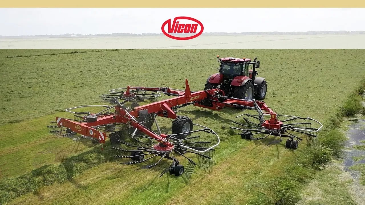 Vicon Andex 1505 - Heavy-duty vier rotor ProLine hark met ISOBUS control (NL)