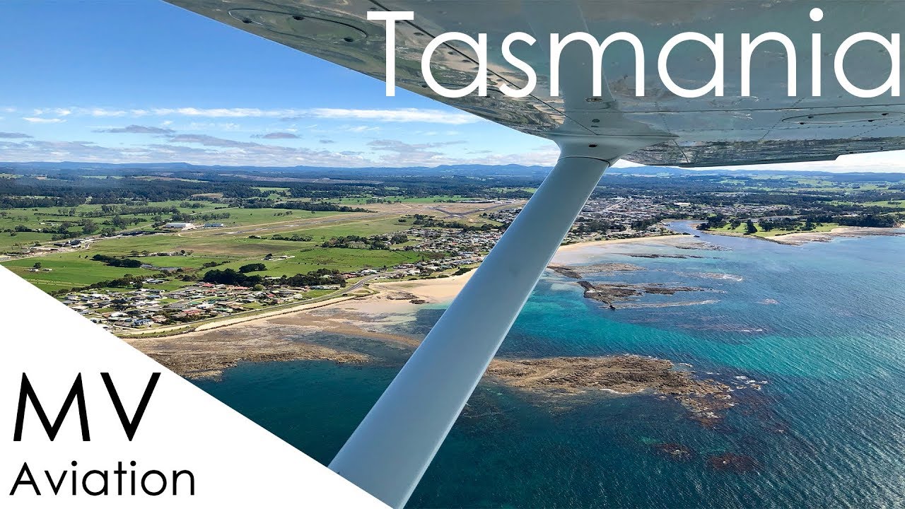 FLYING IN TASMANIA | C172 from Wynyard via Cradle Mountain and Launceston to Bridport