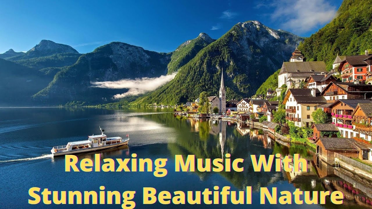 FLYING OVER AUSTRIA. Relaxing Music With Stunning Beautiful Nature