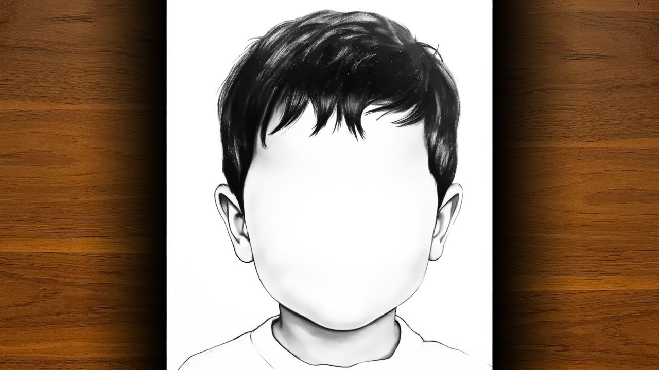 How to Draw a Cute Baby Boy Face | Drawing Step by Step for Beginner 