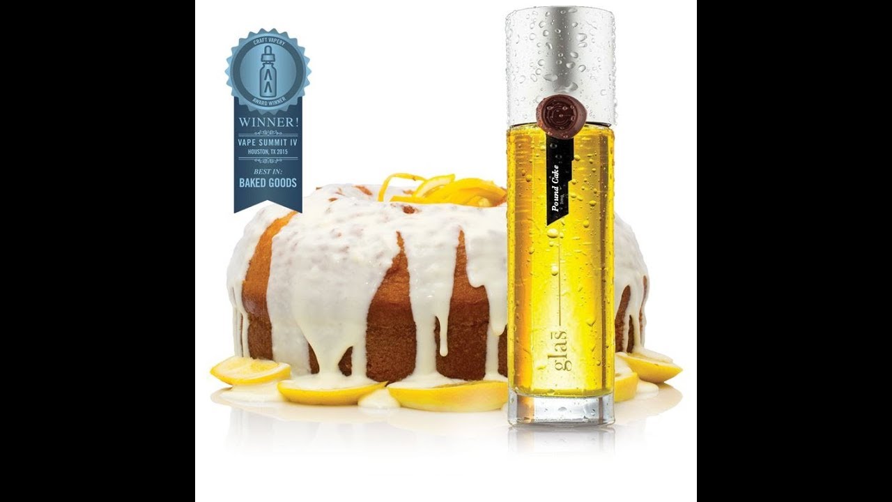 GLAS VAPOR- POUND CAKE E LIQUID REVIEW