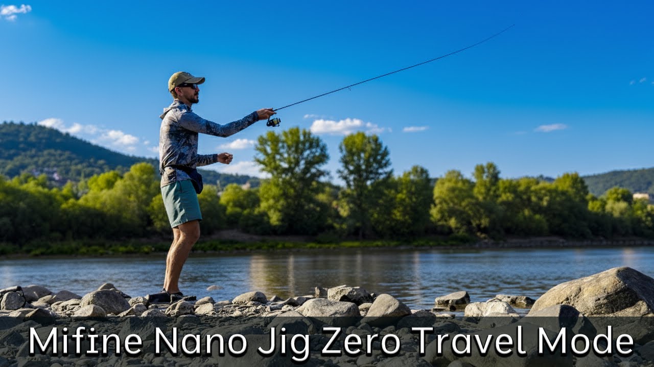 Спиннинг Mifine Nano Jig Zero Travel Mode &mdash; второй тест на реке Labe (Эльба)