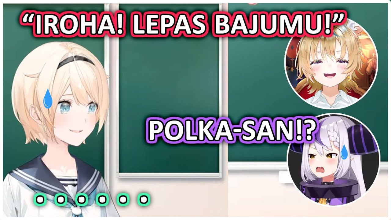 LAPLUS Dan POLKA Tak Bisa Menahan Godaan, Saat Melihat Outfit Baru IROHA | (Hololive Clips)