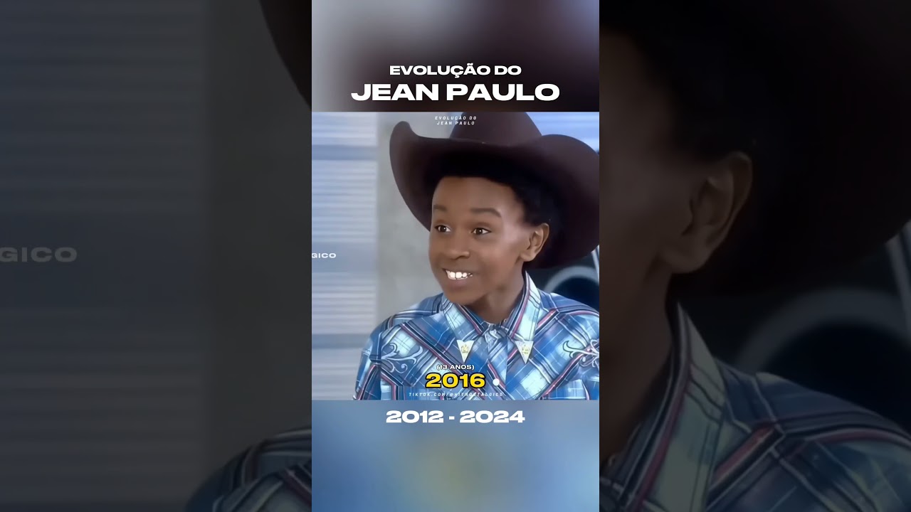 Evolu&ccedil;&atilde;o do Jean Paulo (2012 - 2024) #jeanpaulo #carrossel #nostalgia #Evolu&ccedil;&atilde;o #hitnostalgico