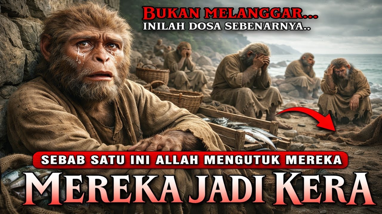 Mengapa Allah Mengutuk Kaum Ini Jadi Kera? Inilah Jawaban Allah dan Dosa Mereka Sebenarnya.islami