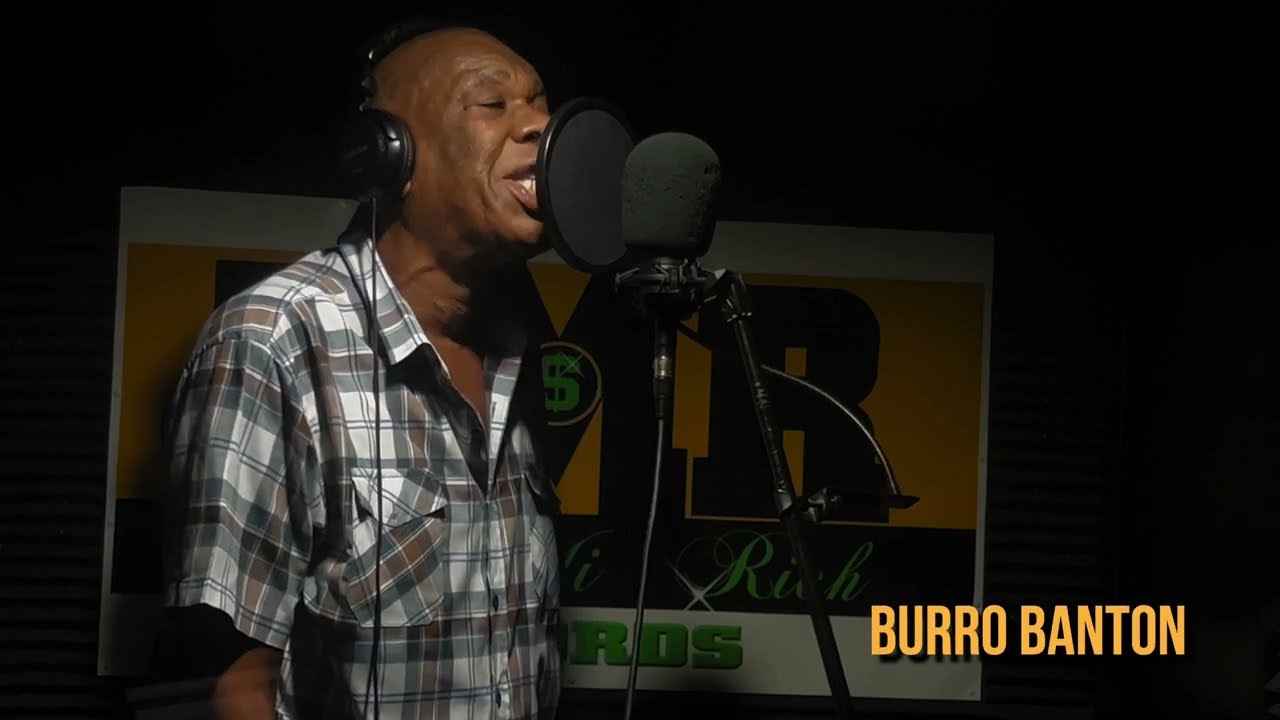 Burro Banton recording - Boom Wah Dis - Dubplate
