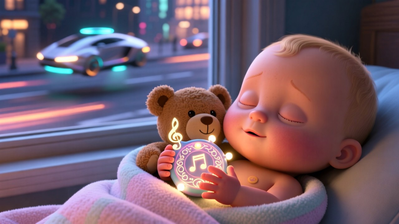 Good Night City Song 🌙 | Calm Bedtime Song for Kids | Sleepy Sing Along