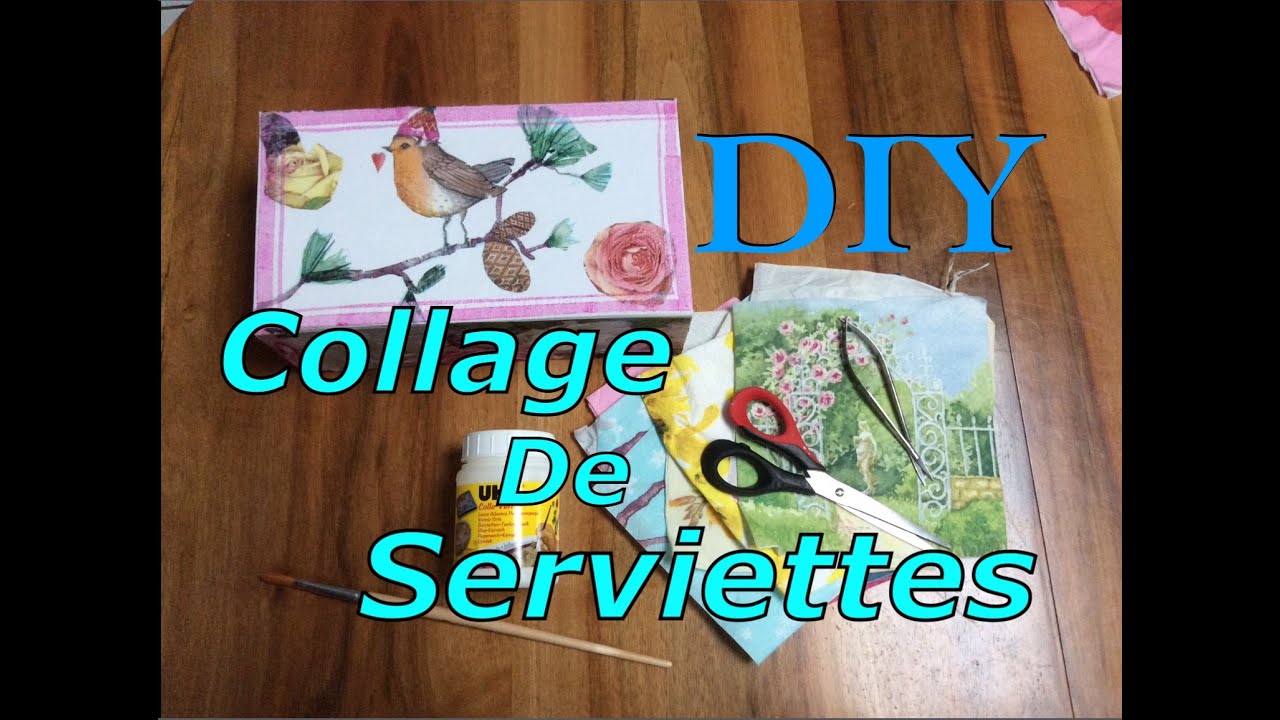 ~DIY~ Collage de Serviettes
