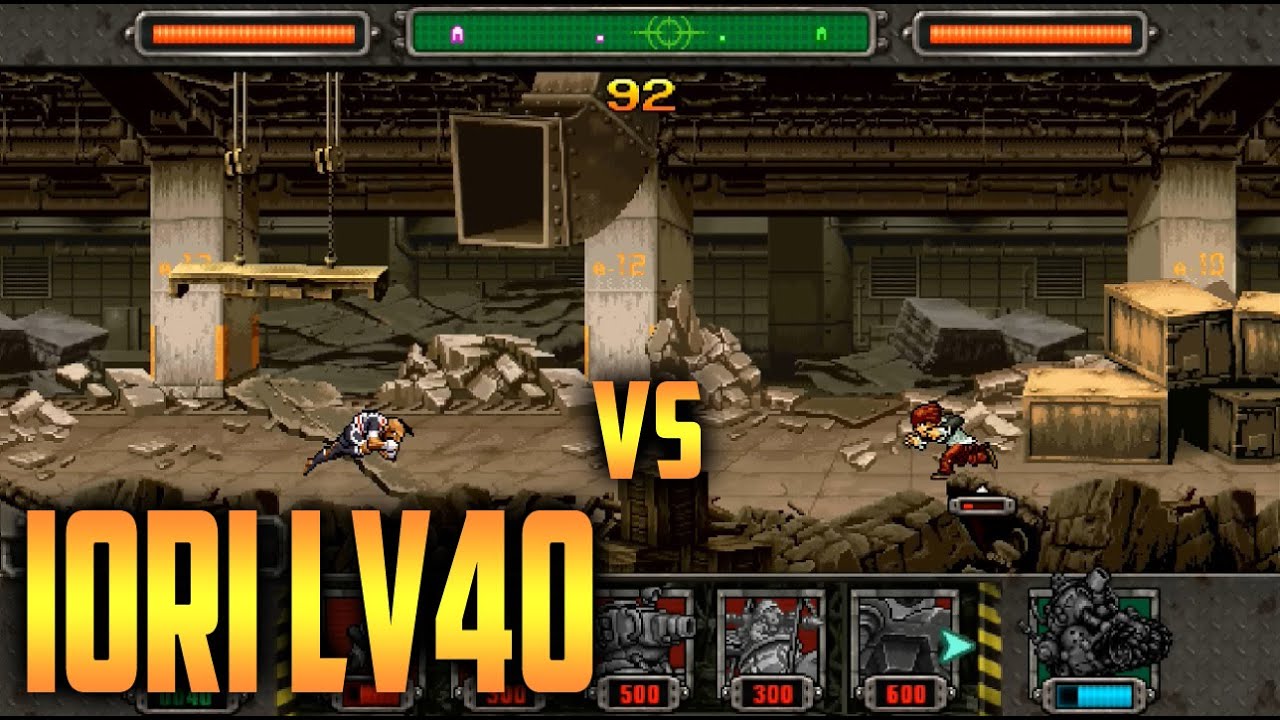 Metal Slug Defense - Iori LV40 vs Heavy D!, Tar Man Red, Red Ring Robot, etc. - #ZEROJuega