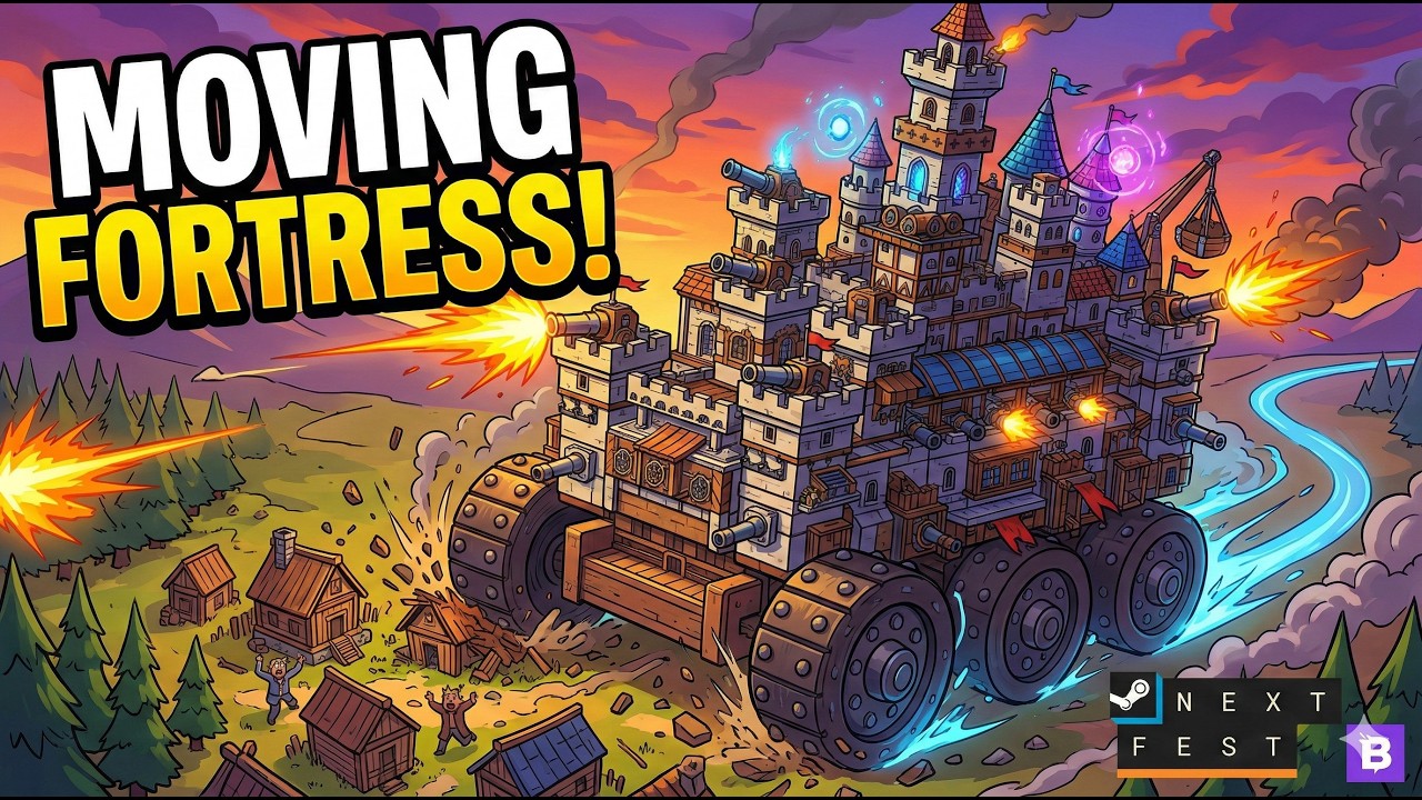 This Roguelike is Mortal Engines meets Vampire Survivors! | Wanderburg Demo
