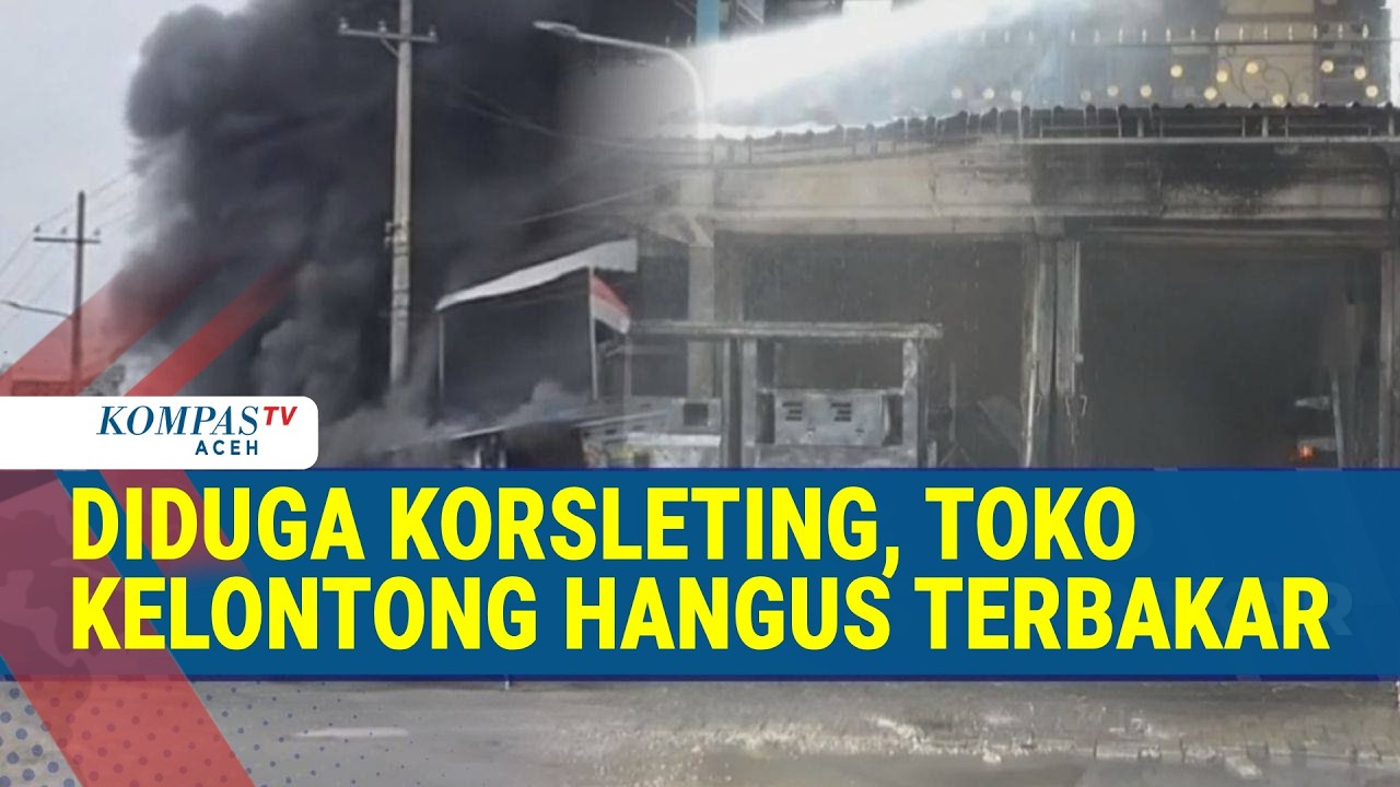 Kebakaran Hanguskan Toko Kelontong di Madiun, Kerugian Ditaksir Rp1 Miliar