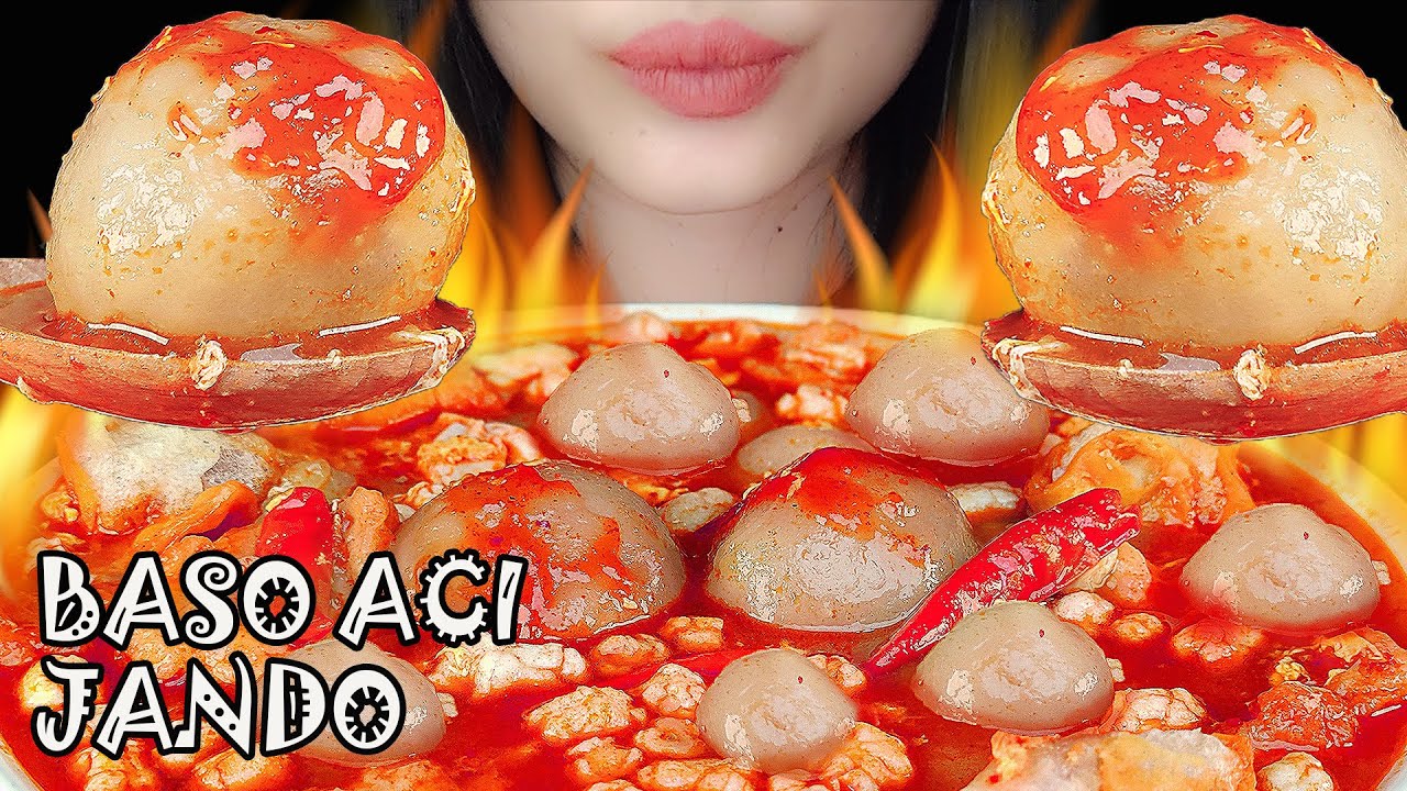 GURIH NAGIH ‼ ASMR BASO ACI JANDO ( lemak sapi ) SUPER PEDAS | ASMR INDONESIA