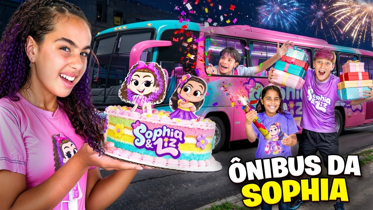FIZEMOS UMA FESTA DE ANIVERSÁRIO SURPRESA PRA SOPHIA !