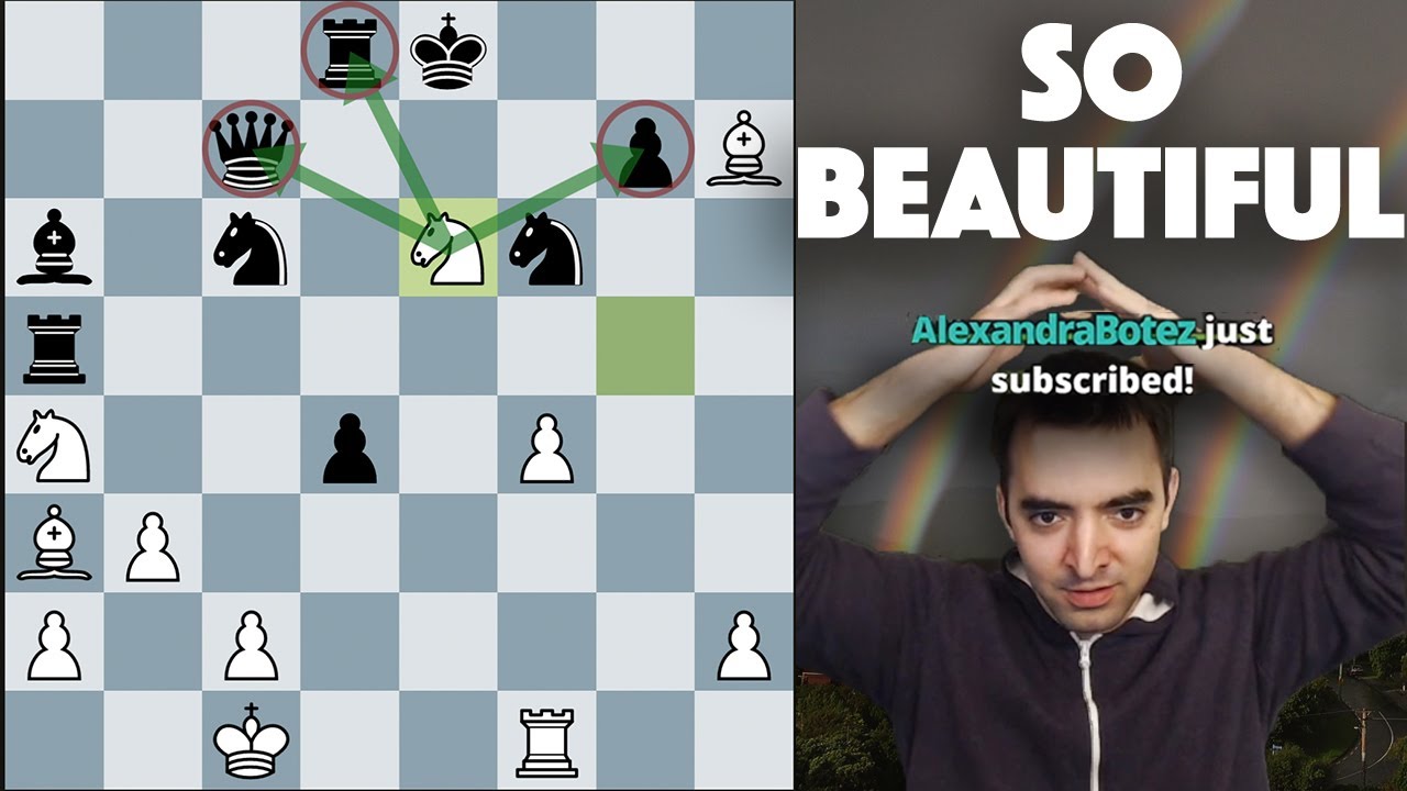Botez Gambit Leads to Double Checkmate